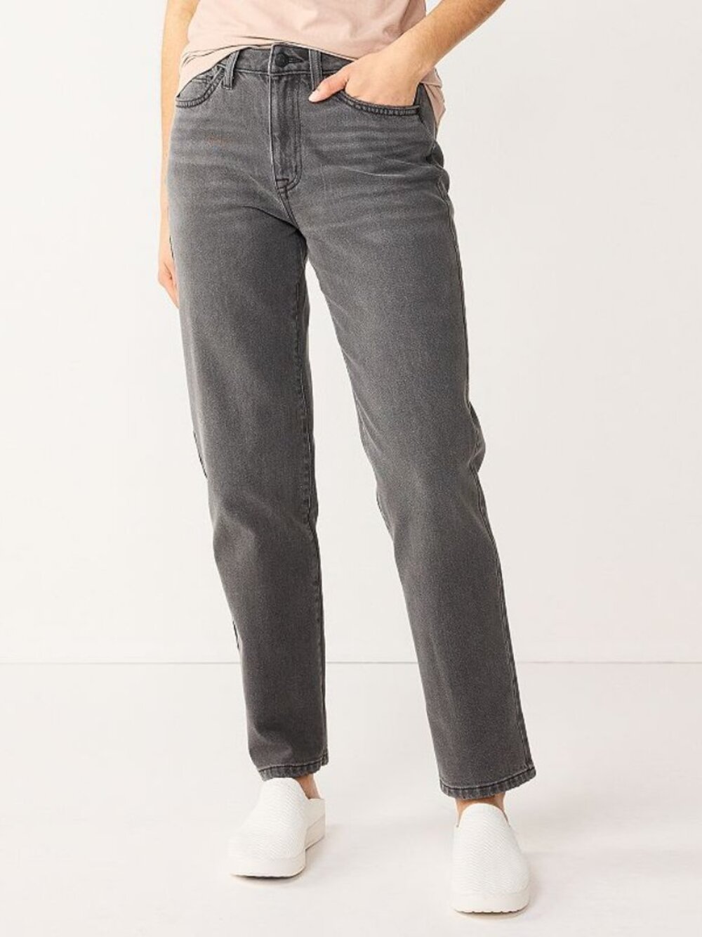 Women's Sonoma Goods For Life Vintage Styled Straight Leg Jeans - 10 Long - NWT